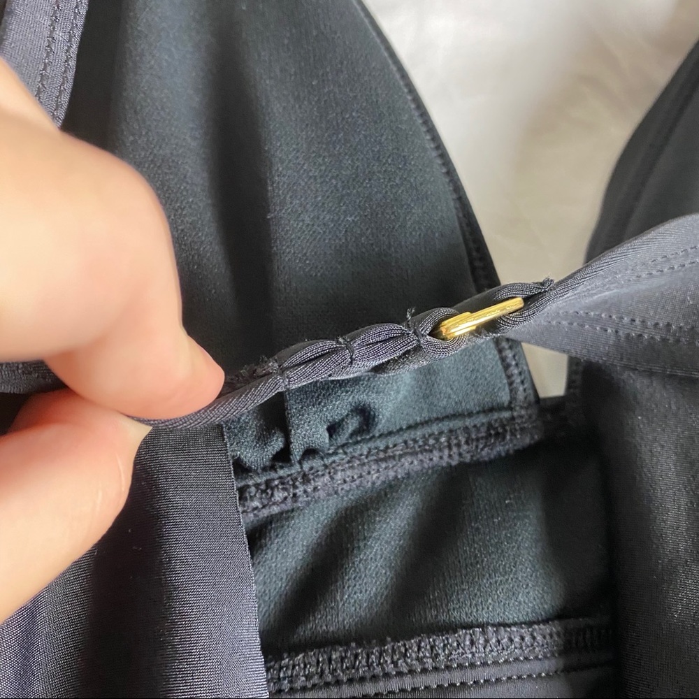 NWOT Kona Sol - Ruffle V-Neck Open Back Tankini - Picture 6 of 8